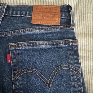 Levi’s Premium Wedgie Straight Denim with Fringe